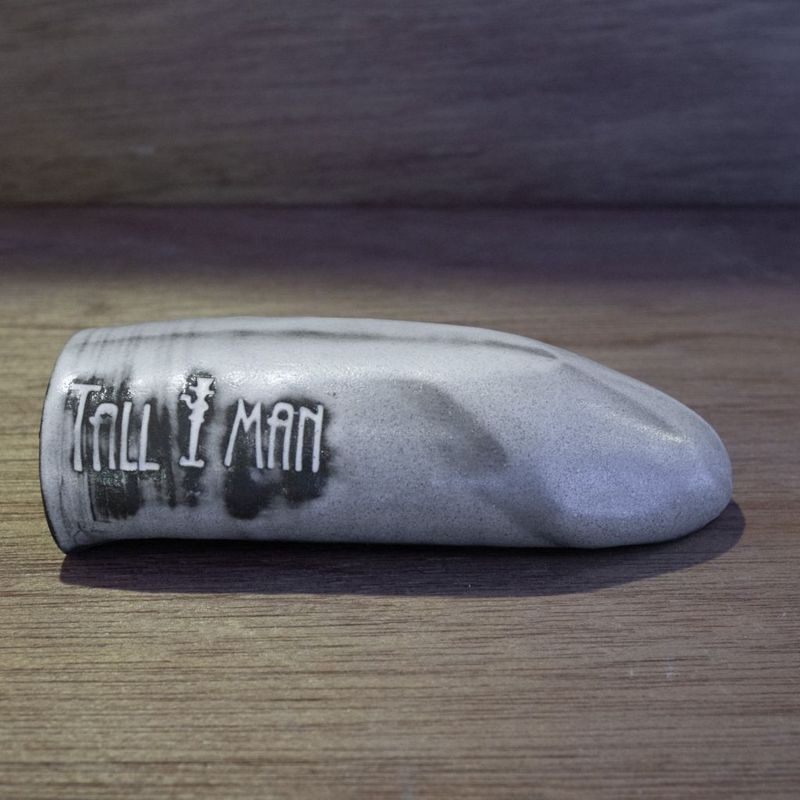 【Grande Man】TALLMANオリジナル土管　本焼きシリーズ　釉薬スペシャル！　スパニッシュクロウM本焼き　白