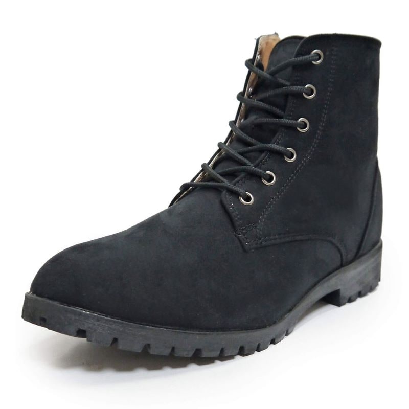 8cmUP ブーツ メンズ スエード 合皮 全2色 【KK3-110-8CM】