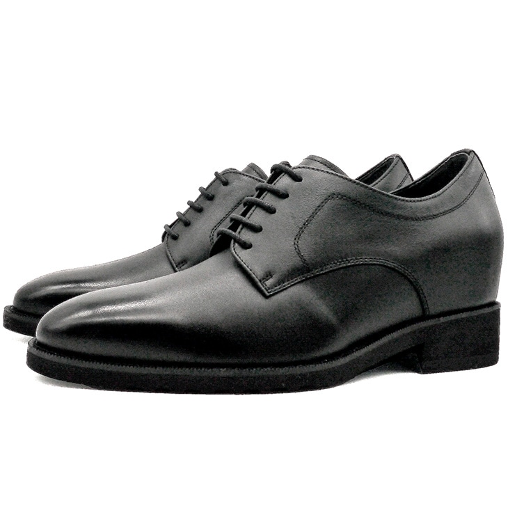 6cmUP REGAL別注 ビジネスシューズ プレーントゥ外羽根 牛革 ブラック【1628】