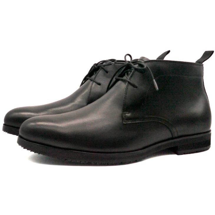 6cmUP チャッカブーツ サイドジップ付き 牛革（GORE-TEX搭載