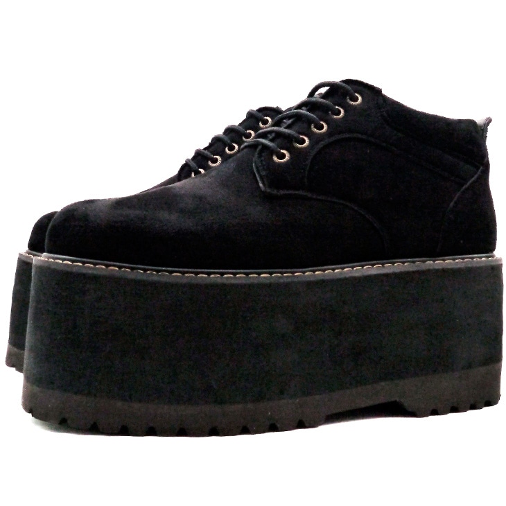 13cmUP スニーカー メンズ スエード ブラックスエード【a50ca-6md-13cmbls】