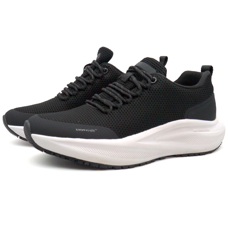 6cmUP スニーカー 防水メッシュ シークレットシューズ メンズ 軽量 ブラック TALLSHOES【MAX】