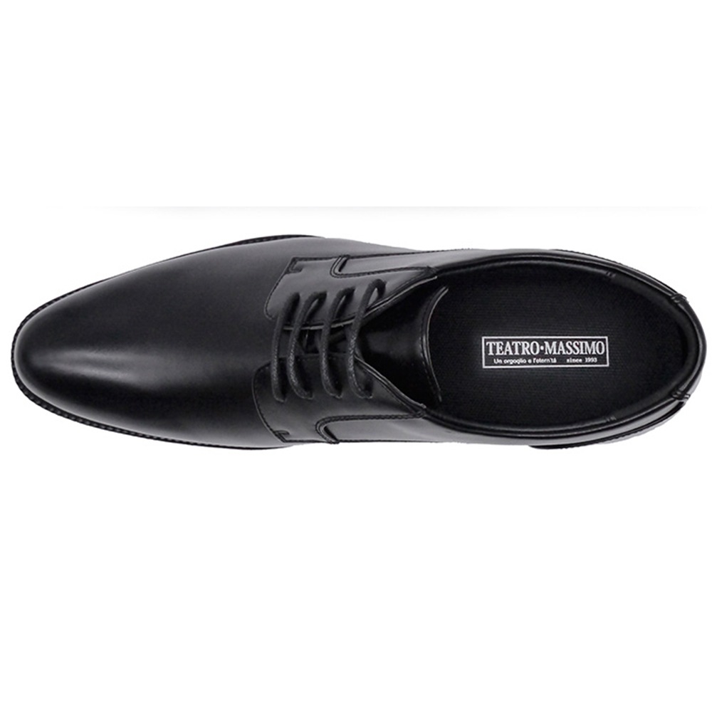 7cmUP ビジネスシューズ メンズ 合成皮革 ブラック【sc-1002blk-7cm】