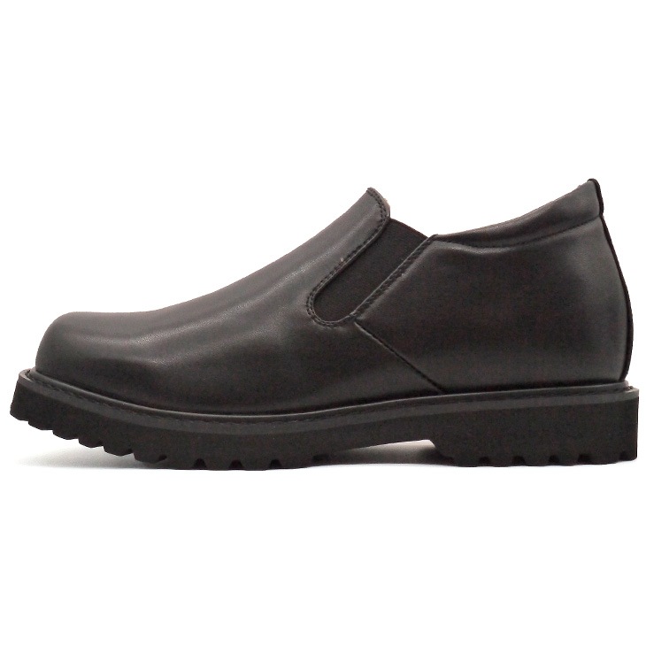 ブラック 合成皮革 スニーカー 6cmUP スニーカー メンズ 合成皮革 ブラック ホワイト【0-159】