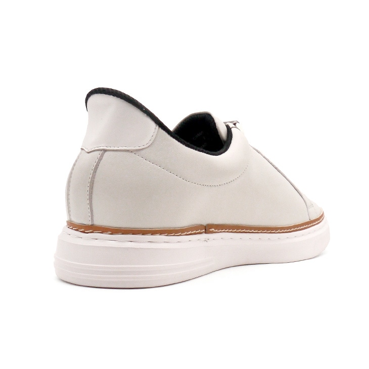 6cmUP スニーカー メンズ 本革 ホワイト【cb6050wht】