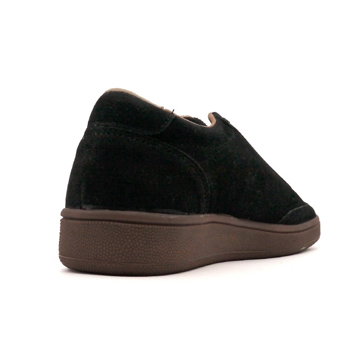 5cmUP スニーカー メンズ 合成皮革スエードブラック ベージュ【173-1h】