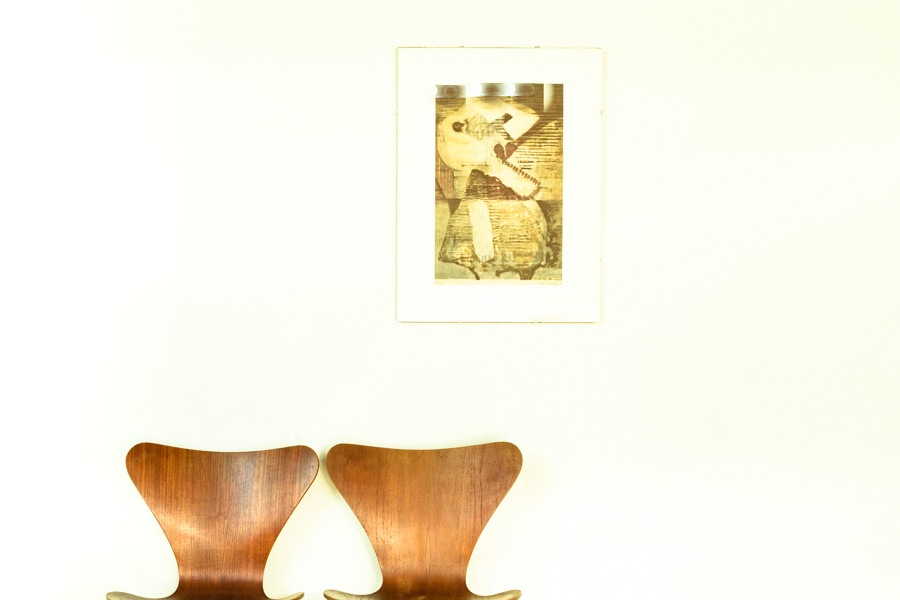 北欧 arne jacobsen picture flame 額 アルネ ヤコブセン