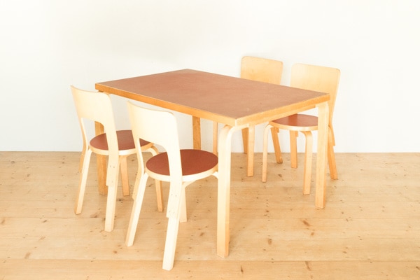 Alvar Aalto furniture アルヴァ アアルト artek フィンランドヴィンテージ アルテック テーブル デスク アルヴァ