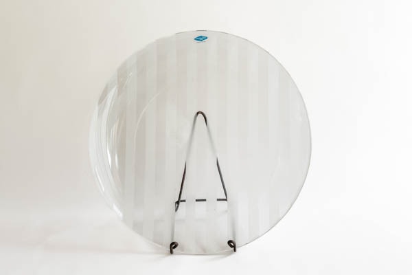 ヌータヤルヴィ　ガラス　プレート　オイバトイッカ　vaskooli 皿　B Nuutajarvi Vaskooli Oiva Toikka プレート25.5cm 北欧家具talo tool