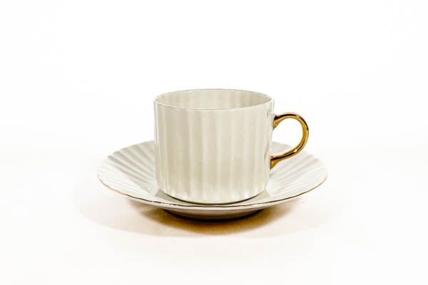 ARABIA　Kultapiisku<br/>Kaj Franck　カップ&ソーサー【23911-nozm2】