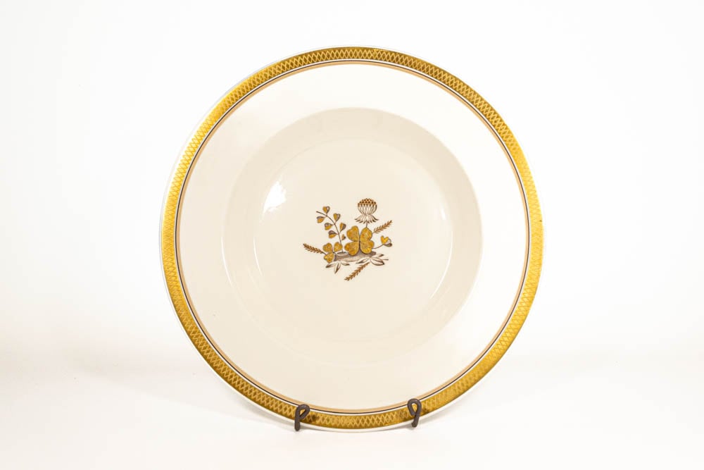 ROYAL COPENHAGEN Golden Clover Thorkild Olsson プレートボウル25cm