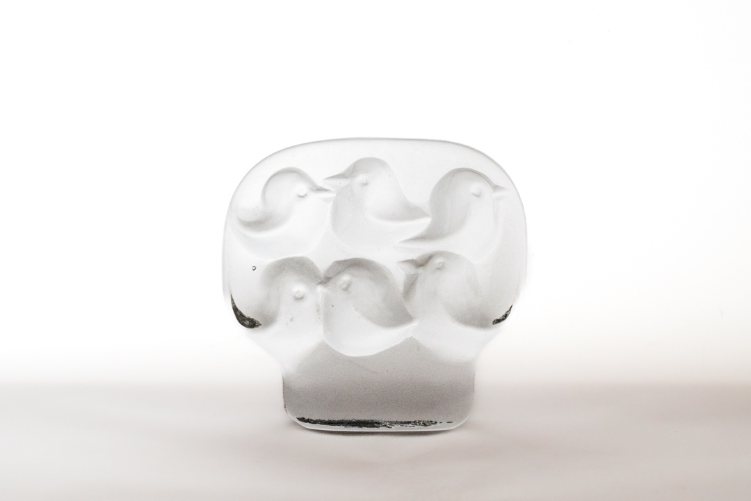 iittala Jorma Vennola トリ ガラスのオブジェ