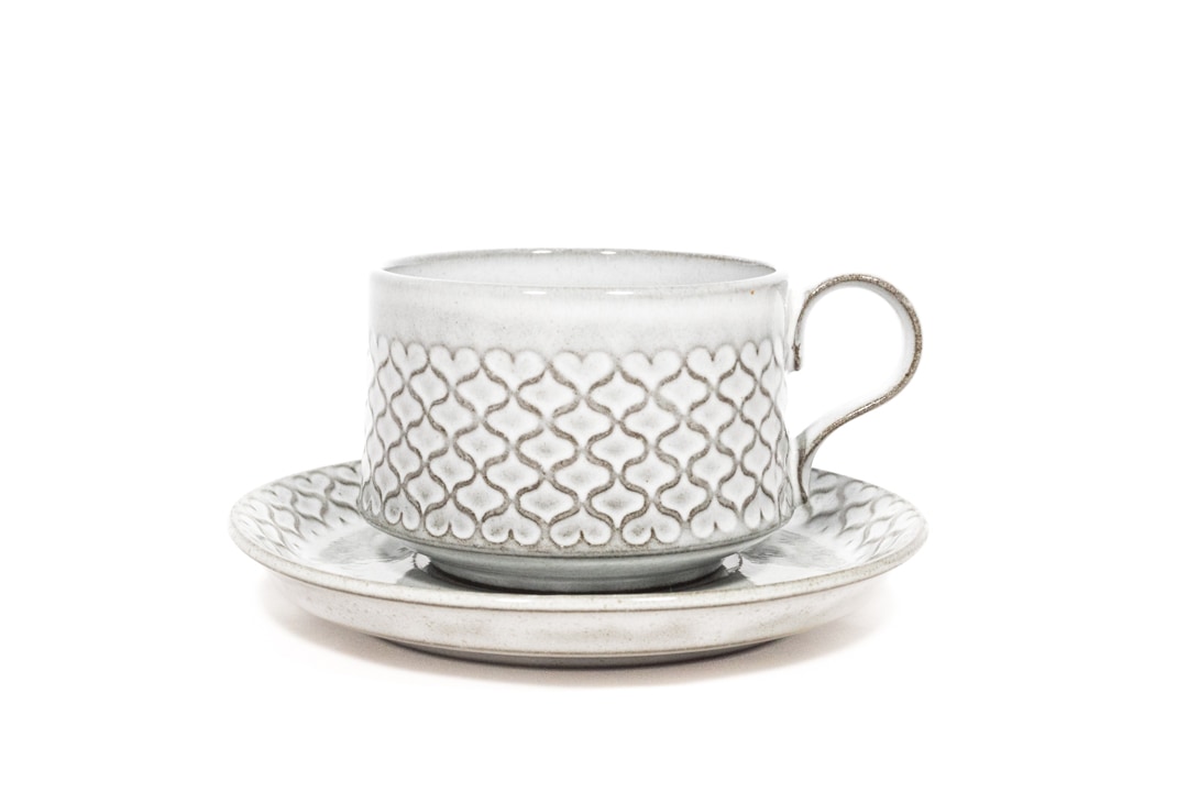 クイストゴー3枚セット 北欧ヴィンテージ クイストゴー レリーフ コーヒーカップ