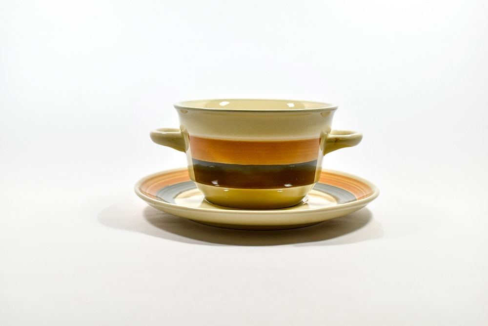 Stavangerflint Honey スープカップ＆ソーサー 北欧家具talo tool&tool