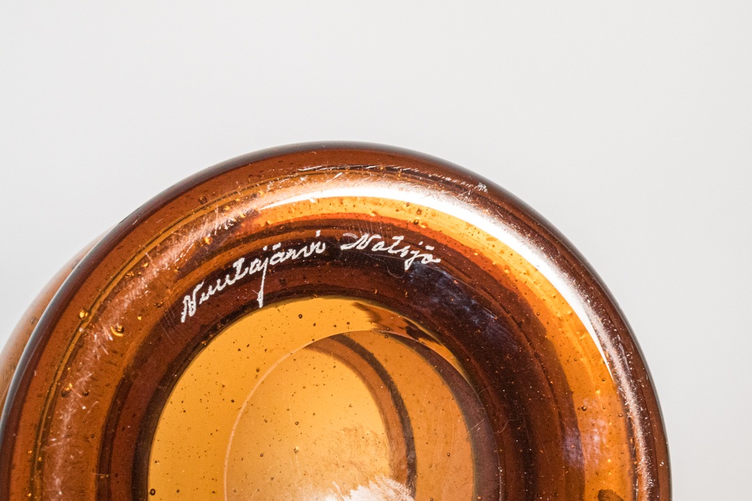ご予約品 Nuutajarvi Kaj Franck Sargasso ブラウン nuutajarvi vintageカイフランク Sargasso(ブラウン)