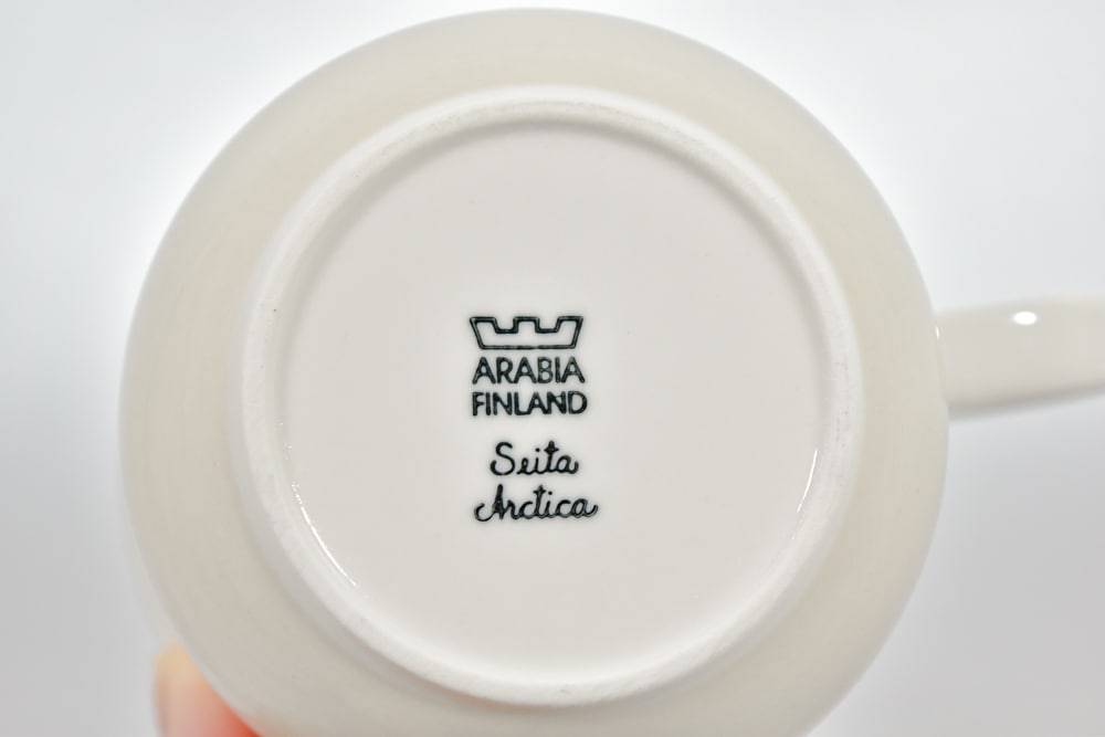 ARABIA/アラビア Inkeri Leivo Seita Arctica カップ＆ソーサー 北欧