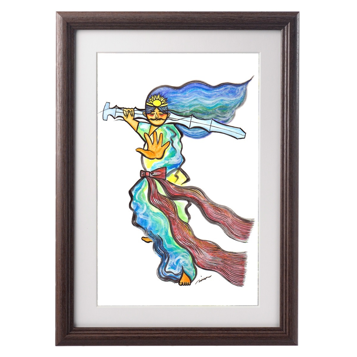 RIE『みんなのスサノオ』 フォトフレーム判 ≫除災厄除け！津波の被害