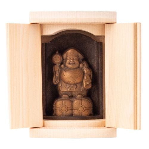 オルゴナイト『三面大黒天様オルゴナイト11.5cm』金運アップ置物 No10