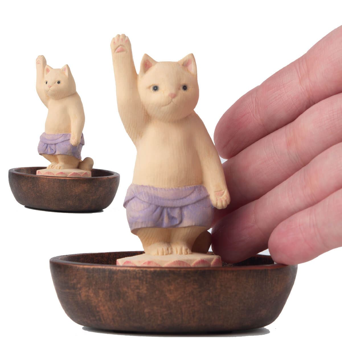 開運ねこグッズ】 猫buddha 誕生釈迦