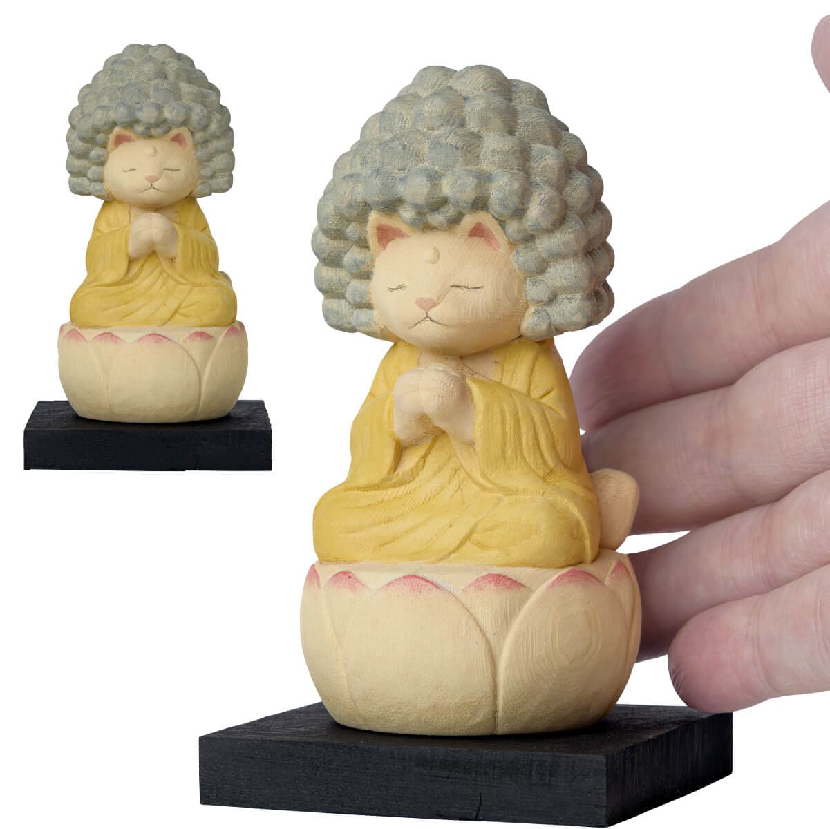 開運ねこグッズ】 猫buddha 五劫思惟阿弥陀