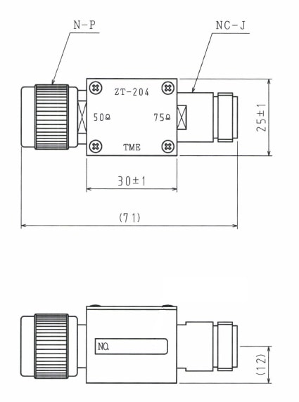 ZT204NC（インピーダンス変換器）