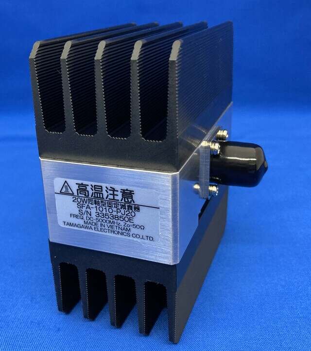 多摩川電子(株) 固定減衰器 20dB ＋ 1W終端器 多摩川電子(株) 固定減衰