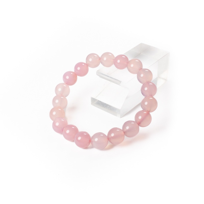 ブラジル産 ピンクパープルカルセドニー 10mm ブレスレット | 天然石の  