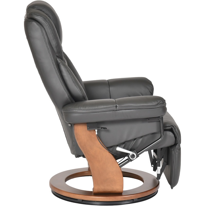 【ＧＴ－Ｍ】 パーソナルチェア リクライニングチェア 1P 1人掛け オットマン一体型 360度回転