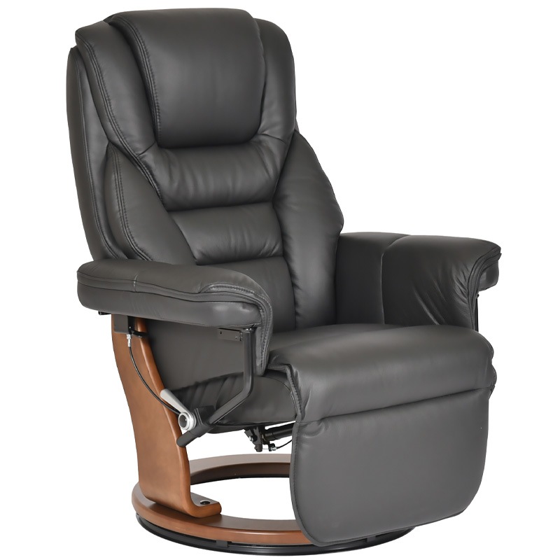 【ＧＴ－Ｍ】 パーソナルチェア リクライニングチェア 1P 1人掛け オットマン一体型 360度回転