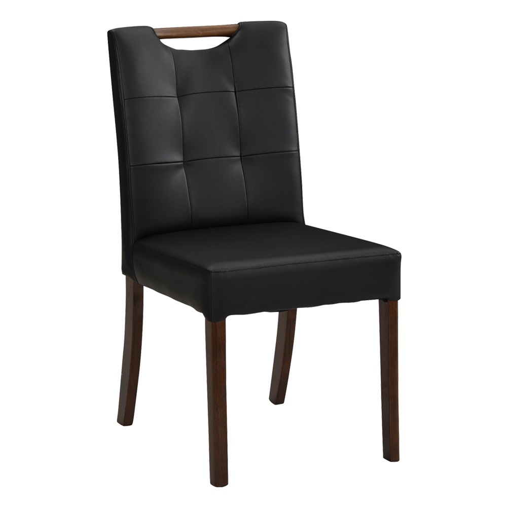 【ローズⅡ】 ダイニングチェア 取っ手付き 完成品 [2脚セット]