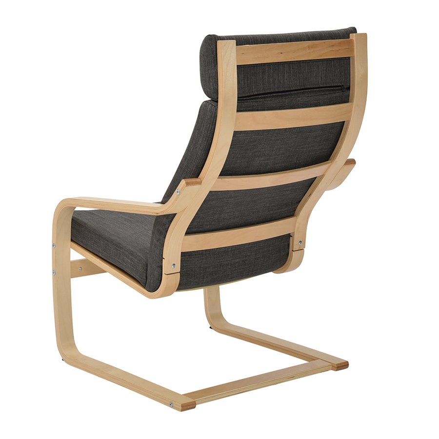 【ローレル】パーソナルチェア 1人掛け リラックスチェア ハイバック 木製 曲木フレーム