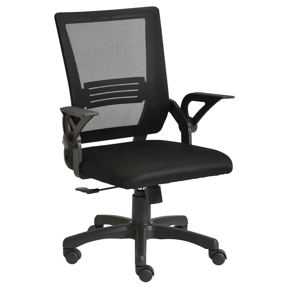 【アレンネス】 オフィスチェア ホームチェア 跳ね上げ式アームレスト メッシュ