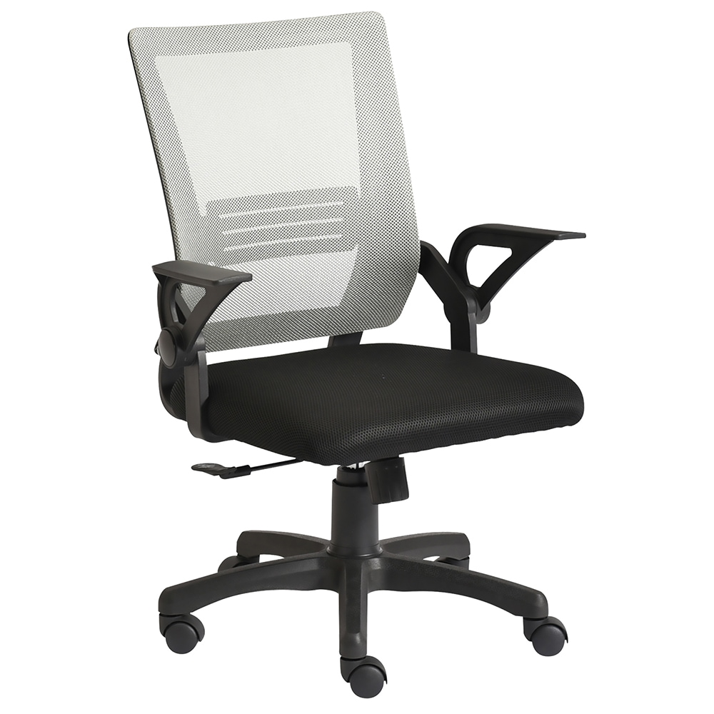 【アレンネス】 オフィスチェア ホームチェア 跳ね上げ式アームレスト メッシュ