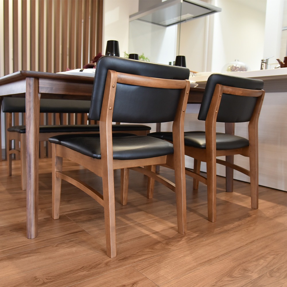 【ブライト】 ダイニングチェア 2脚組 完成品 [2脚セット]