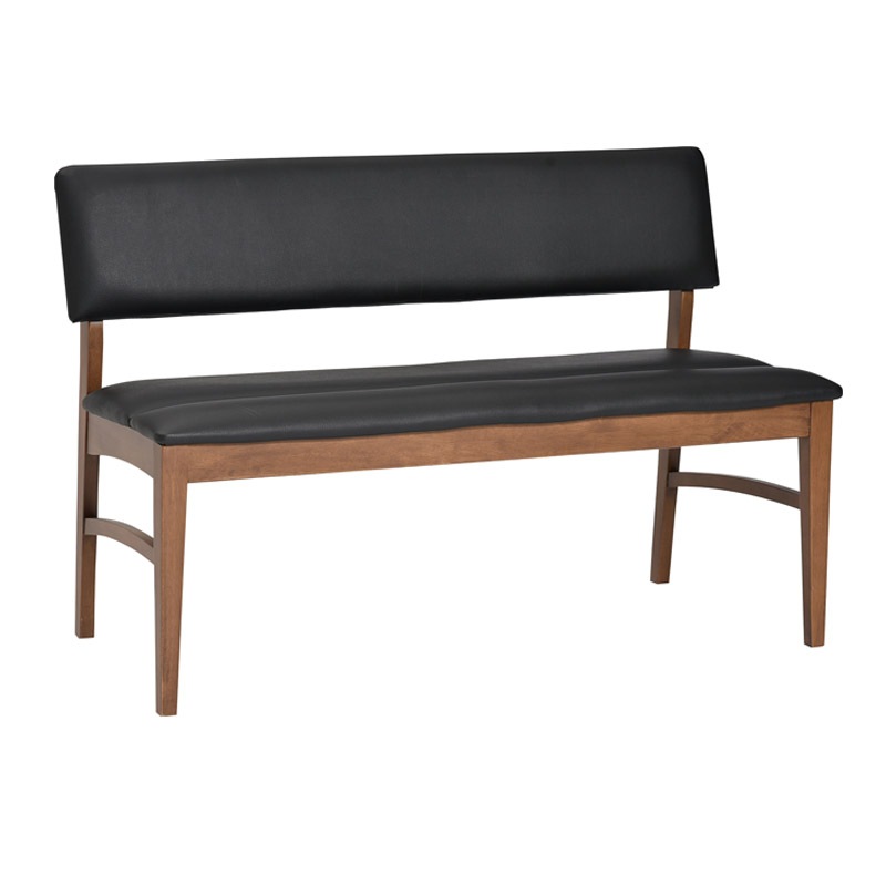 【ブライト】 ダイニングベンチ 幅114cm 2人掛け 完成品 [ベンチ単品]