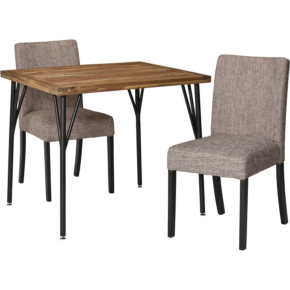 【ゲンブ】 ダイニングチェア 2脚組 完成品 [2脚セット]