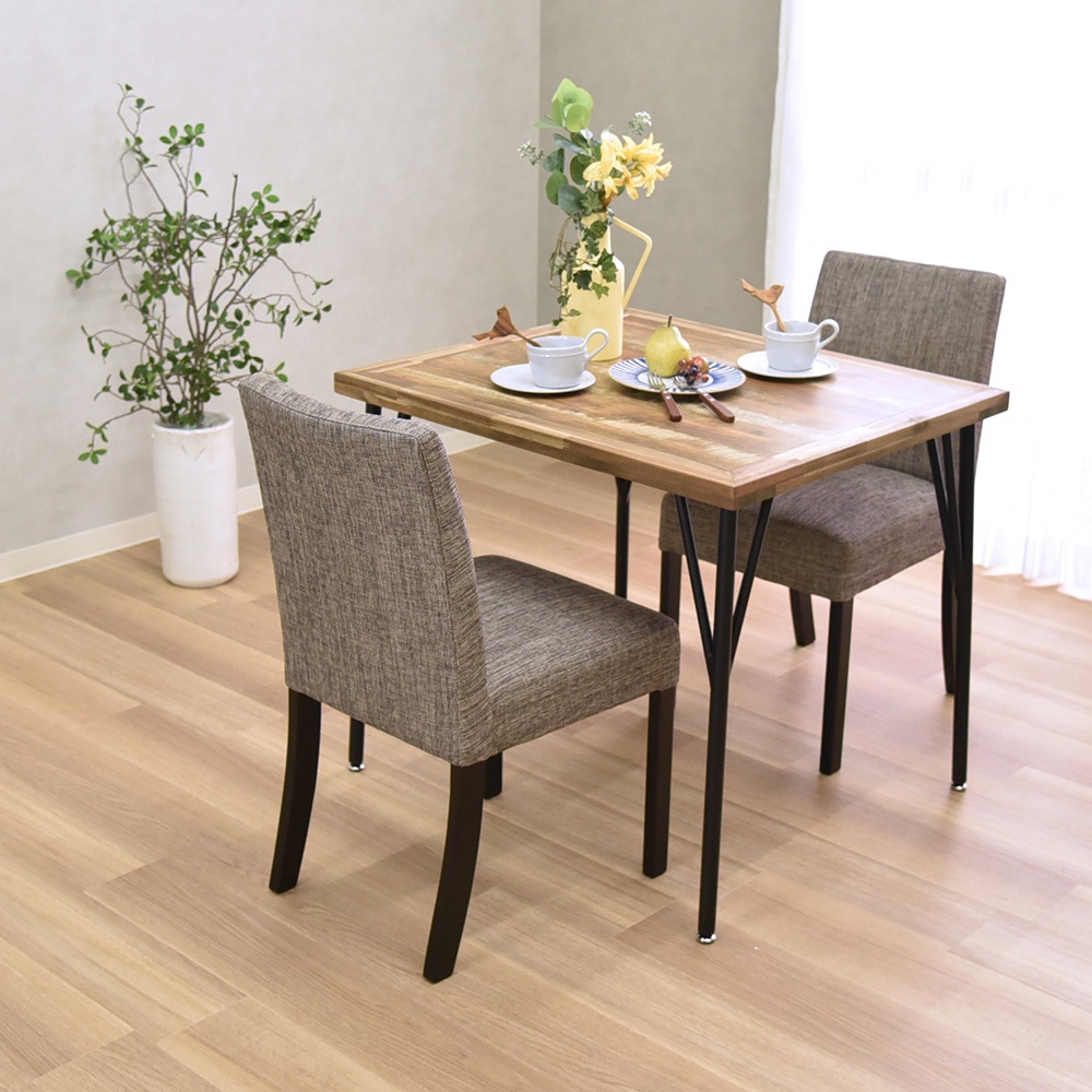 【ゲンブ】 ダイニングチェア 2脚組 完成品 [2脚セット]