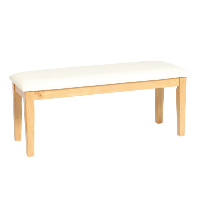 【ミルキーウェイ】 ダイニングベンチ 幅104cm 2人掛け [ベンチ単品]