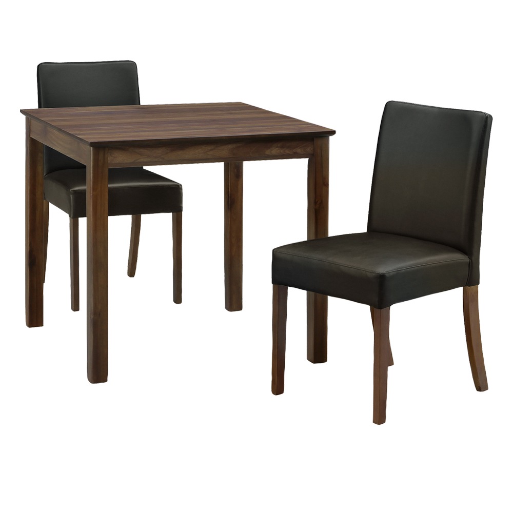 【マイキー】 ダイニングテーブルセット 幅75cm 2人掛け [3点セット]