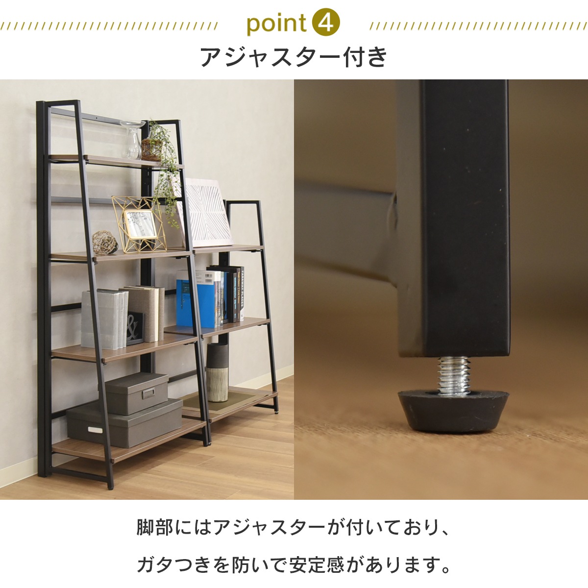 【ギミック】 折りたたみラック 3段 シェルフ 棚 収納