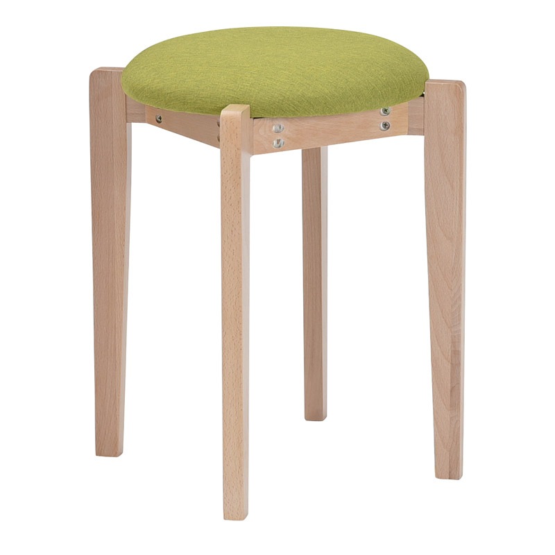 【シェル】 木製スツール スタッキングスツール 完成品