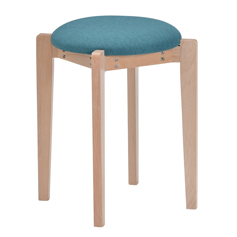 【シェル】 木製スツール スタッキングスツール 完成品