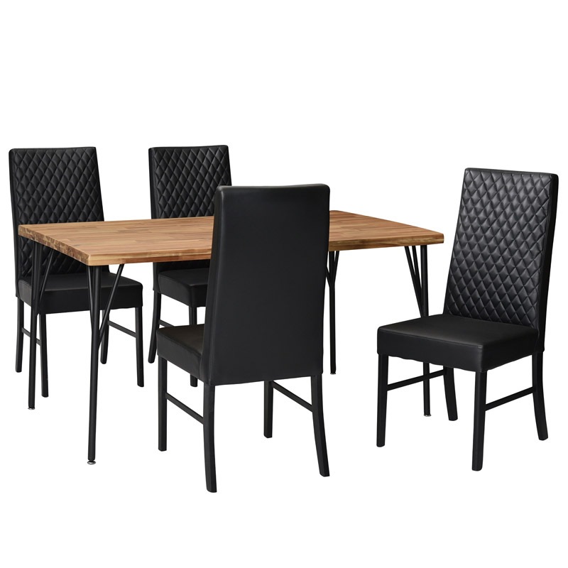 【プリモ】 ダイニングチェア 2脚組 完成品 ハイバック [2脚セット]