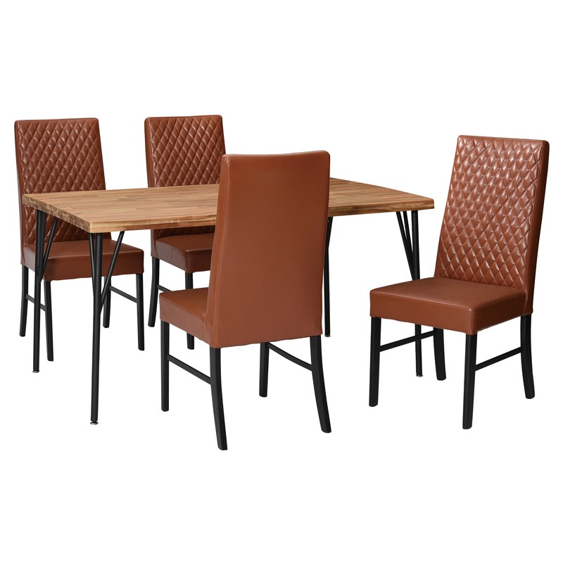 【プリモ】 ダイニングチェア 2脚組 完成品 ハイバック [2脚セット]