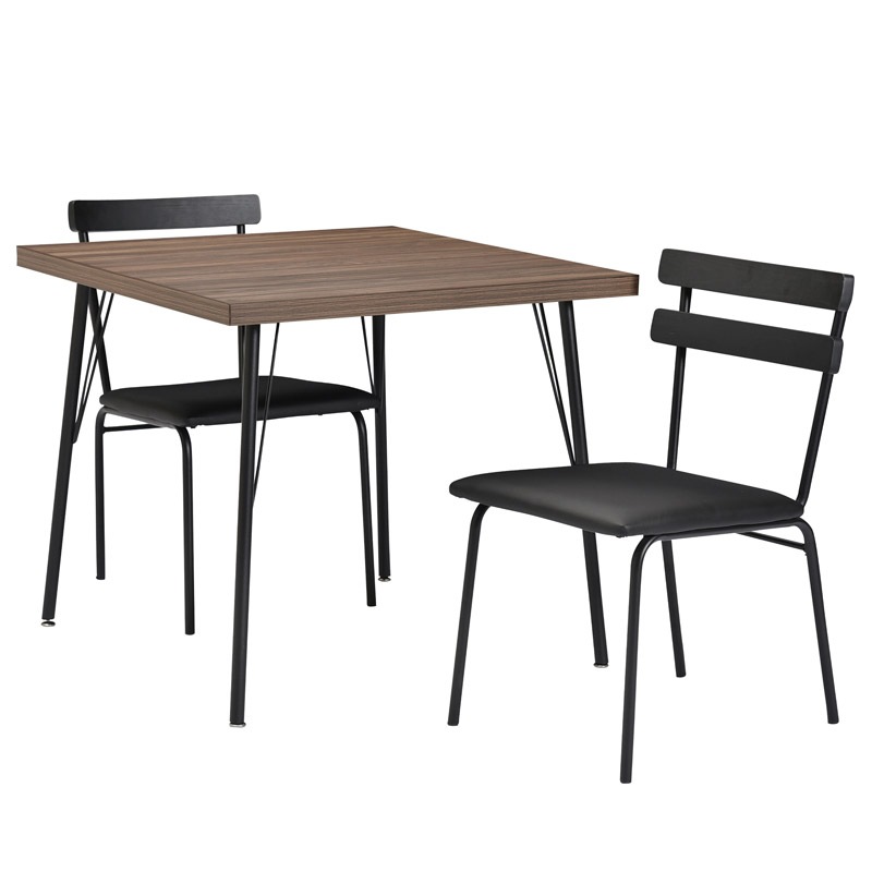 【ダイヤ】 ダイニングチェア 2脚組 完成品 [2脚セット]