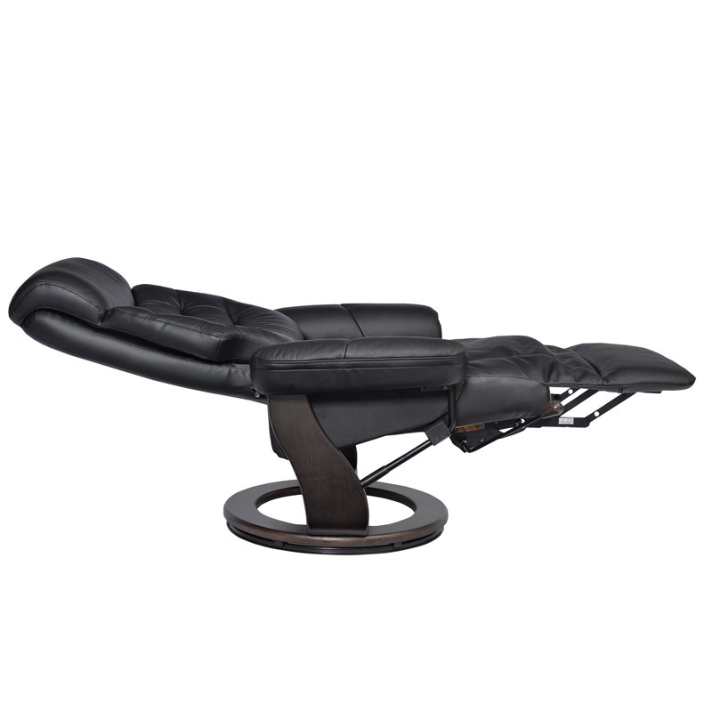 【コスモ】 パーソナルチェア リクライニングチェア 1P 1人掛け オットマン 本革 360度回転