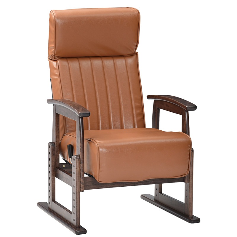 【ソイル】 高座椅子 リクライニングチェア レバー式無段階リクライニング