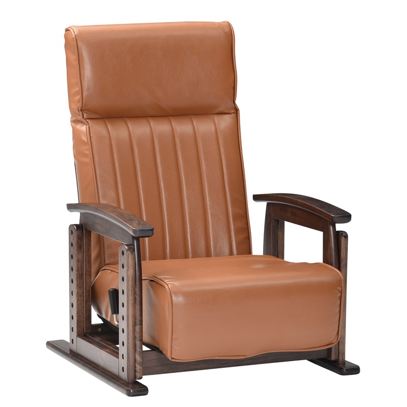 【ソイル】 高座椅子 リクライニングチェア レバー式無段階リクライニング