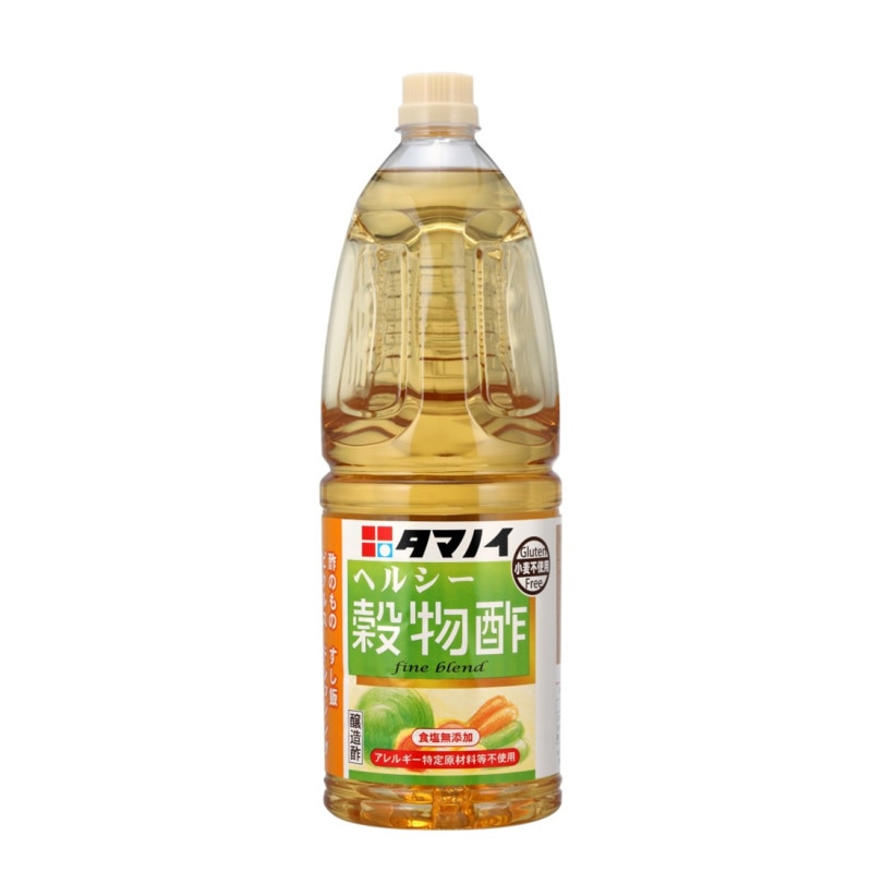 ヘルシー穀物酢　食塩無添加タイプ　1.8L PET×6本