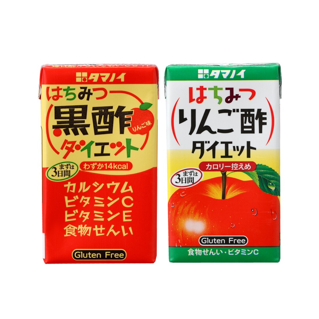 毎月】はちみつ黒酢ダイエット×りんご酢ダイエット 125ml 2ケース 定期